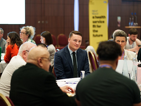 Wes Streeting at Thinks event